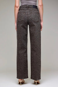 The Brown Cheetah Classic Straight Jeans