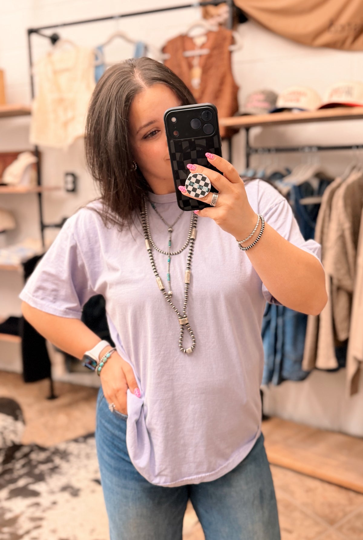 The Lilac Cotton Tee