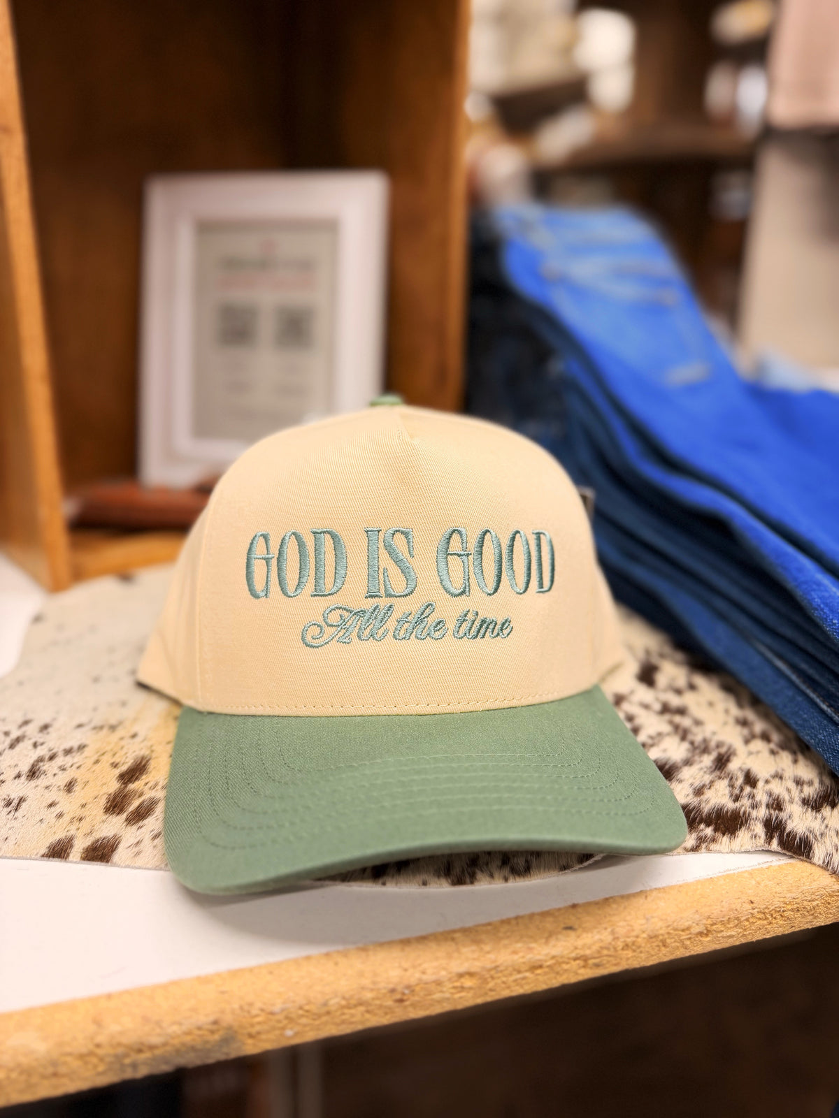 God is good all the time hat