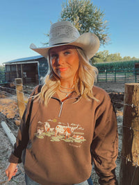 The Longhorns Quarter zip sweatshirt