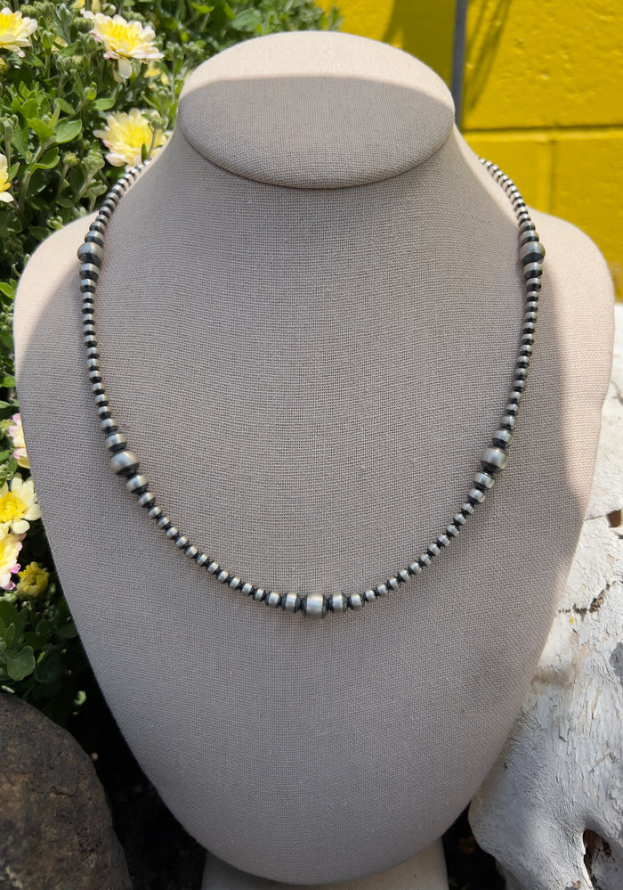 The Carrie Graduated Sterling Silver Pearls
