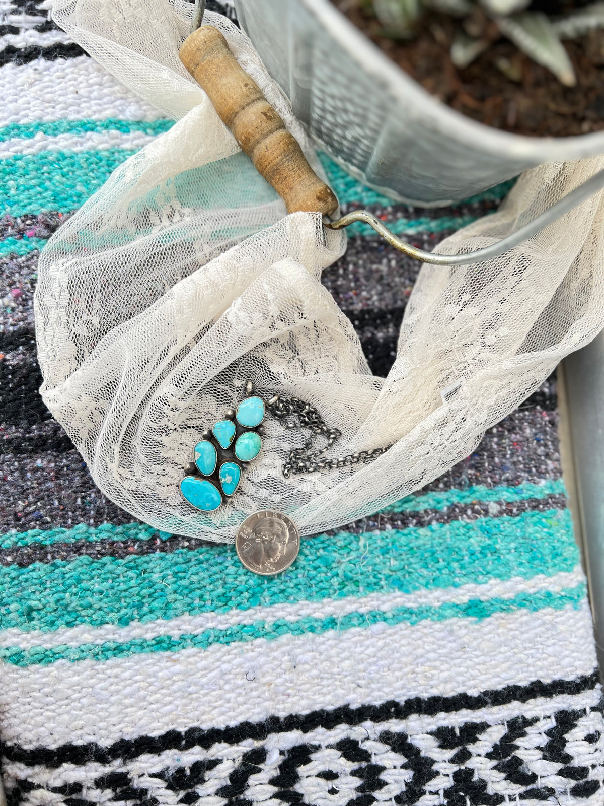 The 6 stone Turquoise Necklace