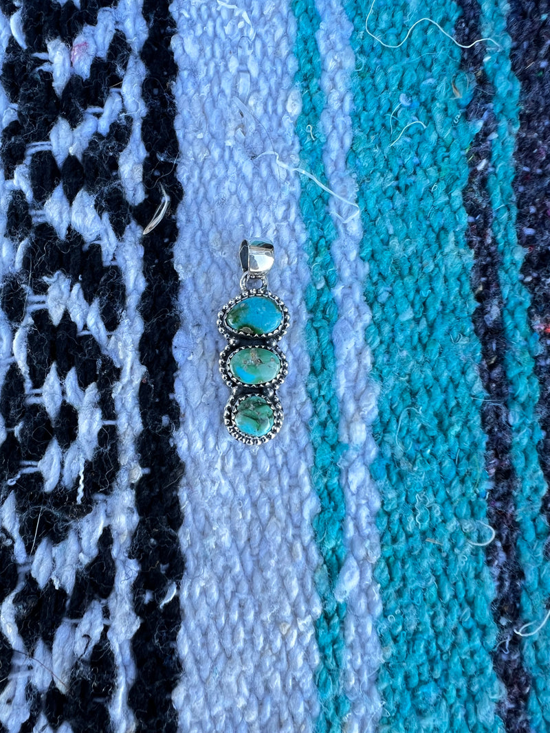 Triple Turquoise Pendant