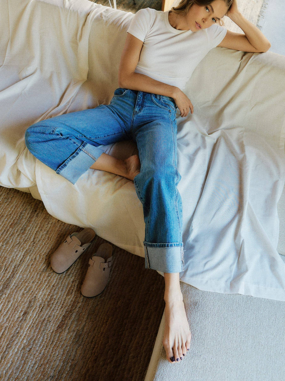 The Waycee Double side seam jeans
