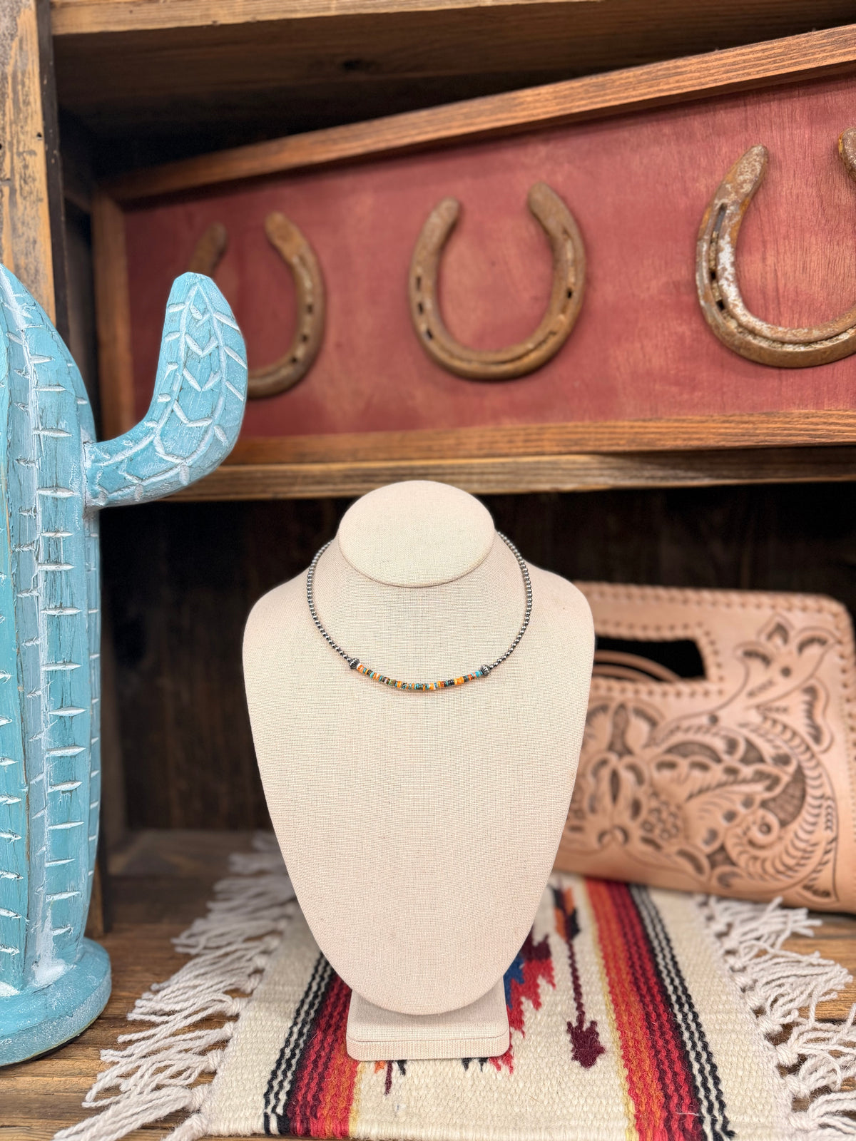 Spiny and Turquoise x Sterling Pearls