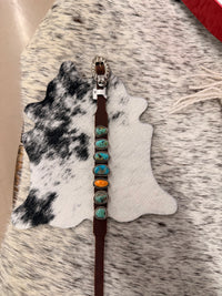 The Multi Stone Leather Bracelet