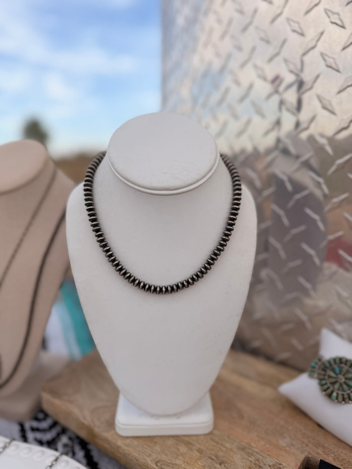 The Miko 7mm Saucer Pearl Necklace