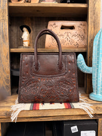 The Wynona Purse - Coffee Grounds