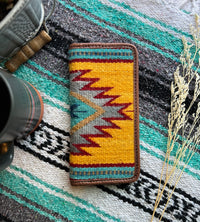 The Yellow Saddle Blanket Wallet