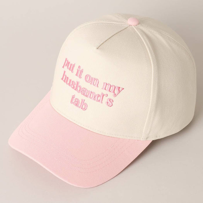 Put it on my Husbands Tab