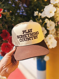 The Play Something Country Trucker Cap