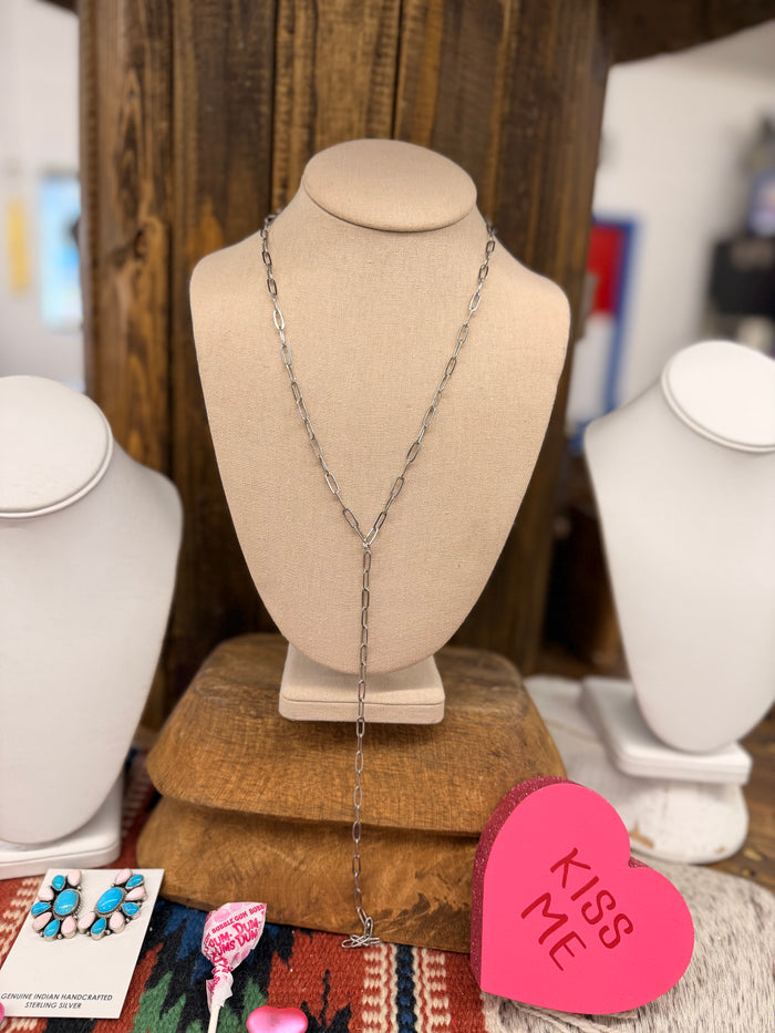 The Larry Silver Plated Lariat