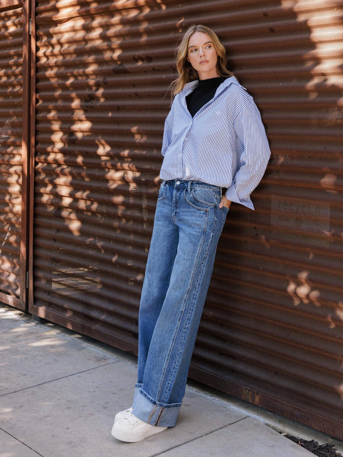 The Waycee Double side seam jeans