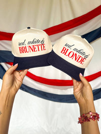 Red, White, & Brunette