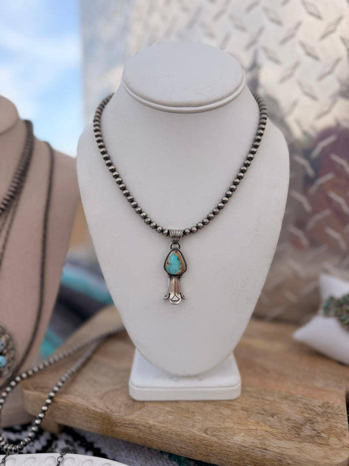 The Sadie Pendant and Pearl Necklace SET