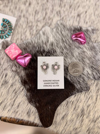 The Pink Cactus Earrings