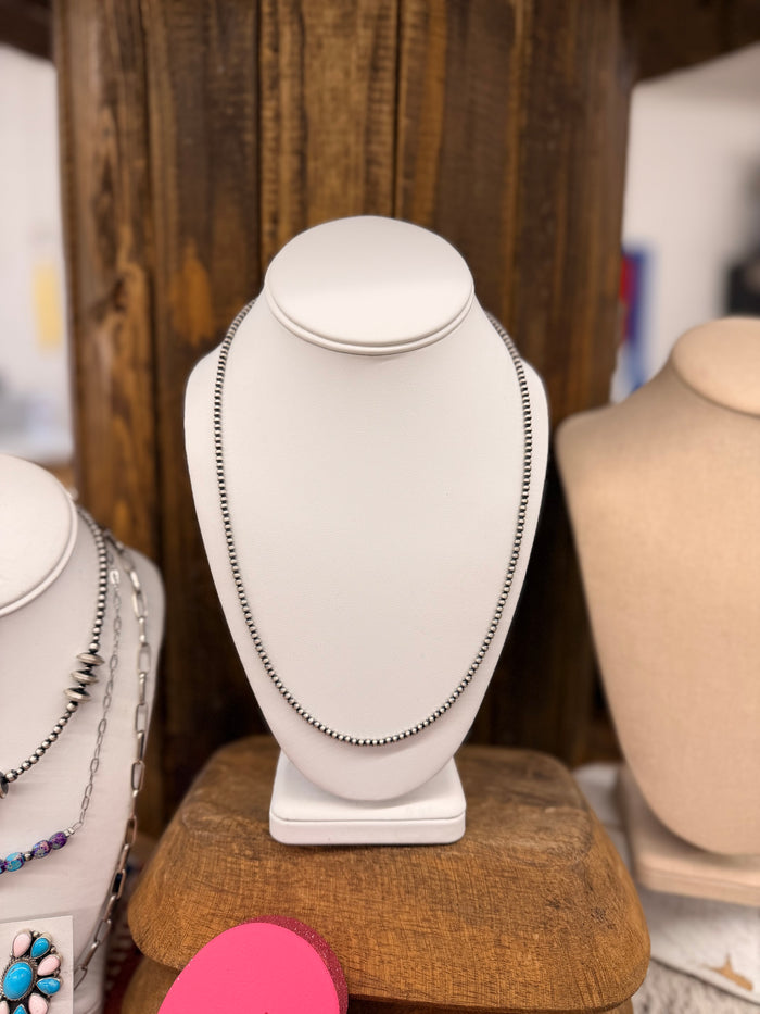 The Roxie 3mm Pearl Necklace