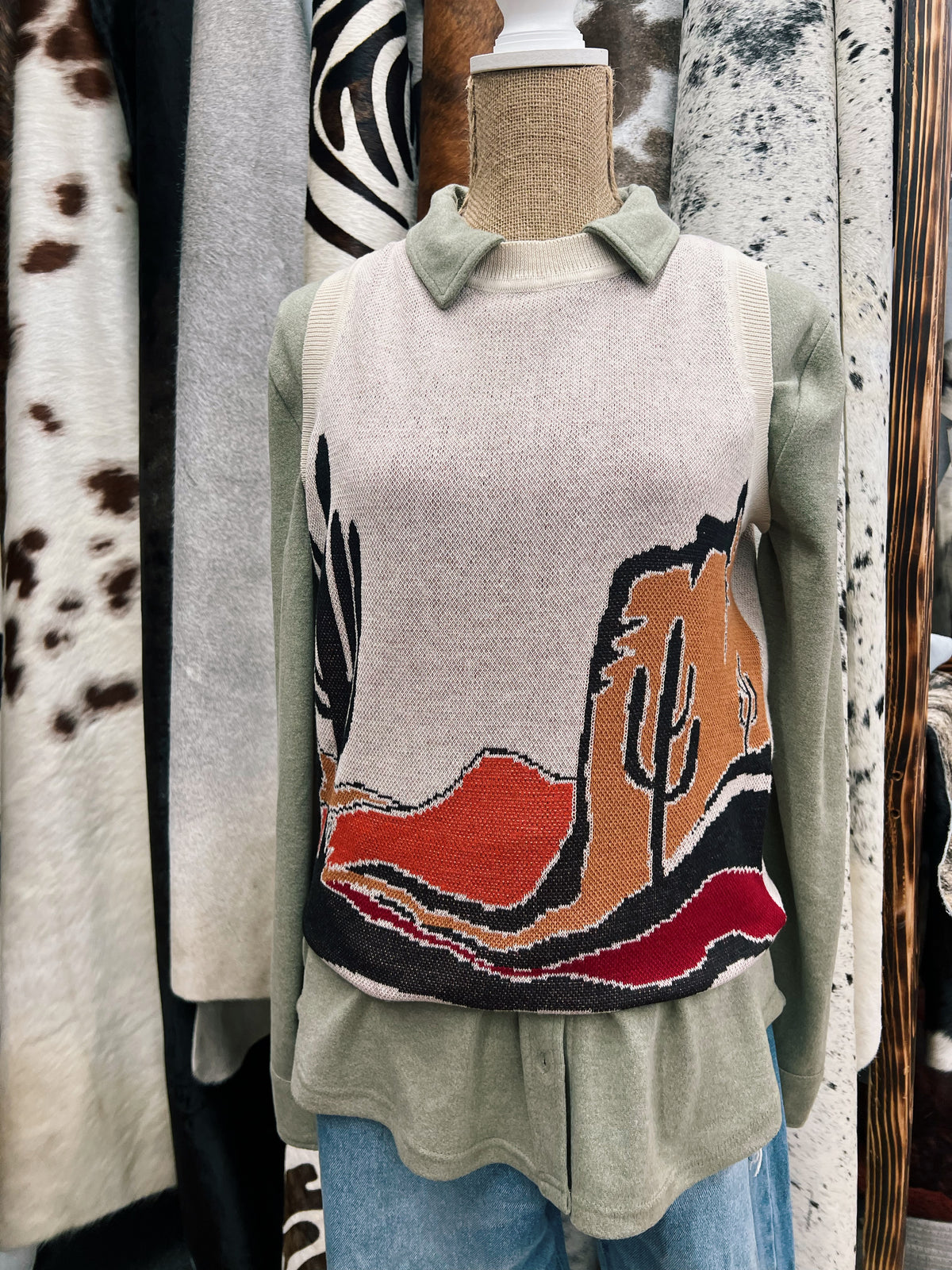 The Desert Sunset Sweater vest