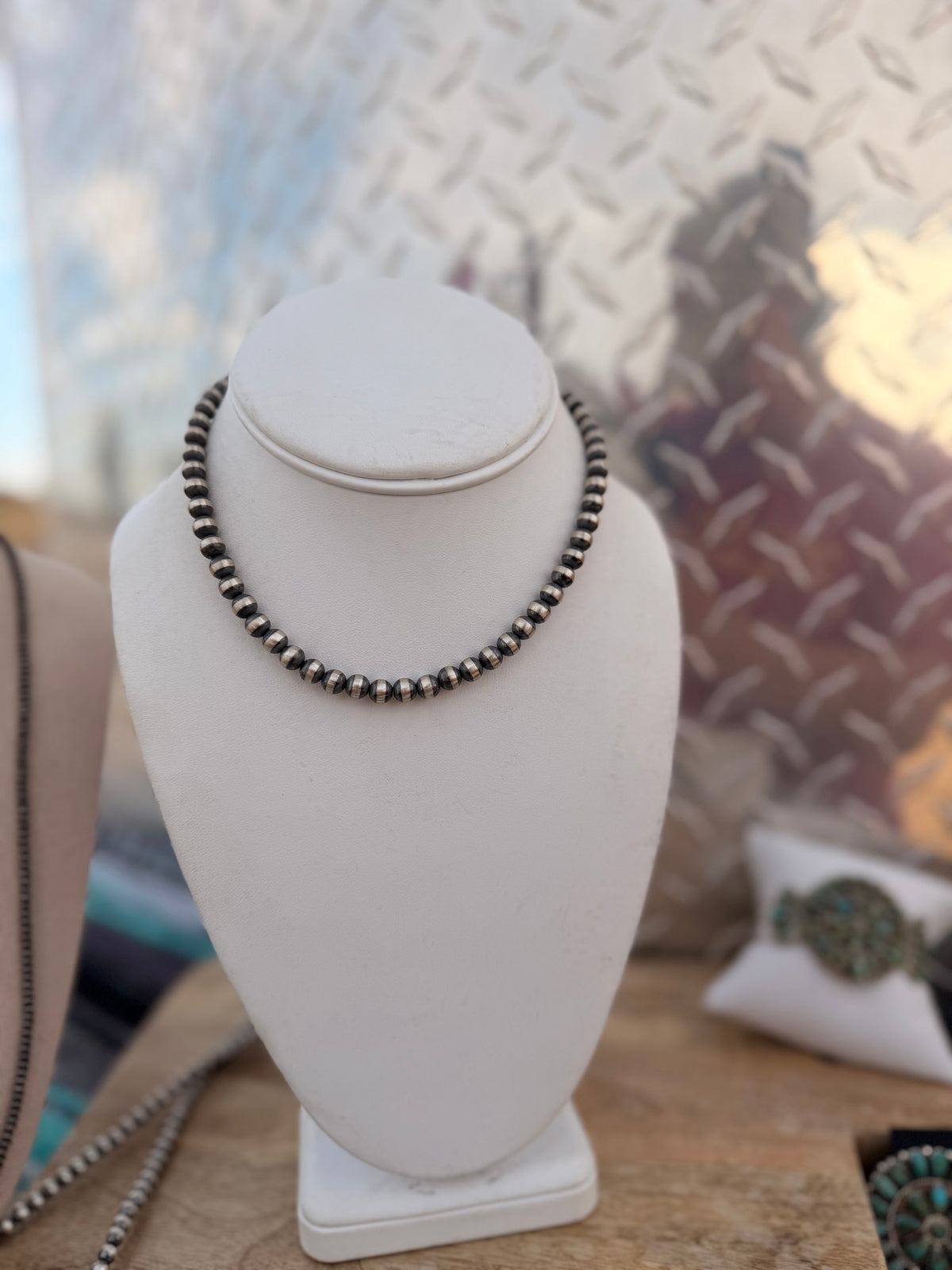 The Mikey Sterling Silver Pearl Necklace
