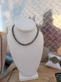 The Mikey Sterling Silver Pearl Necklace