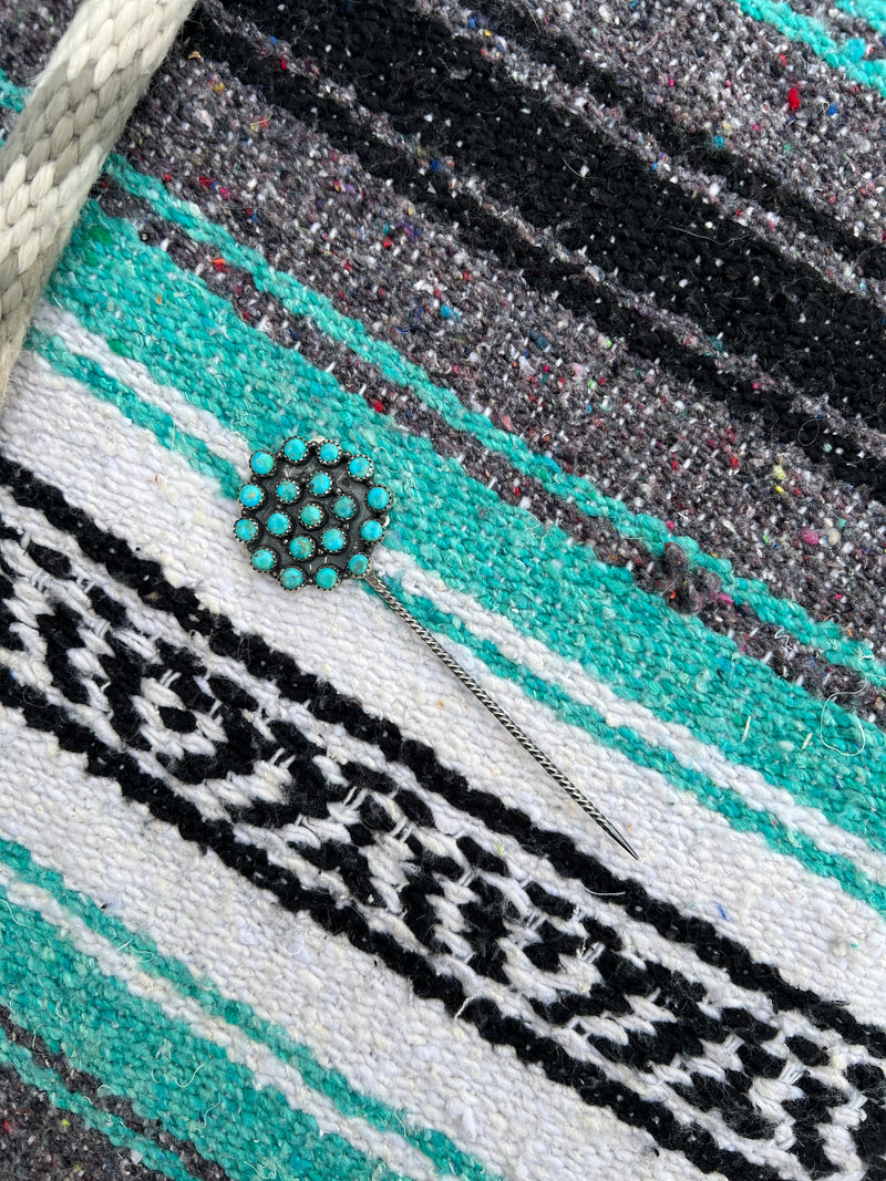 The Turquoise Cluster Pin