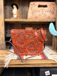 The Wilma Purse - Whiskey