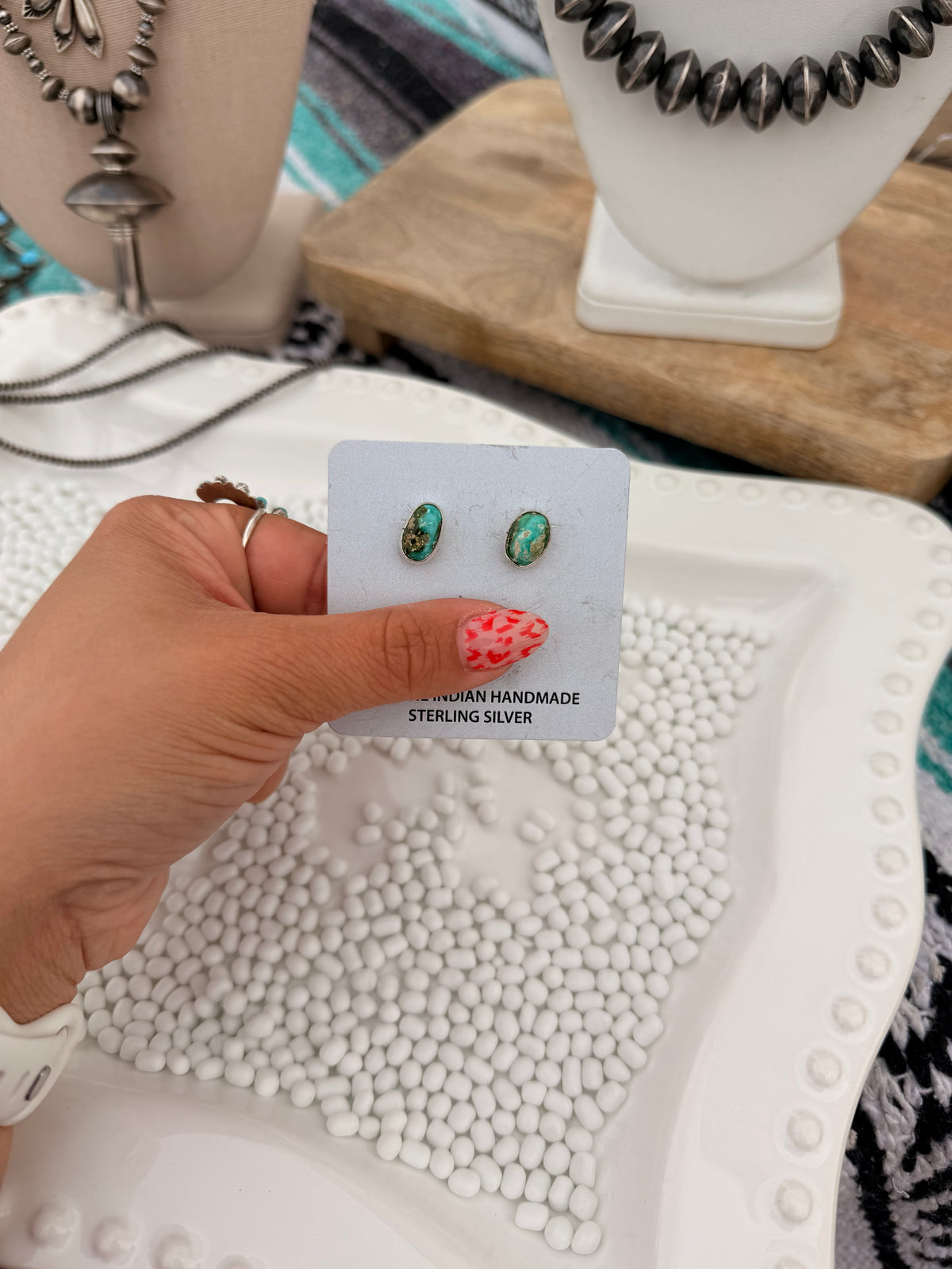 The Sonoran Gold Stud Earrings