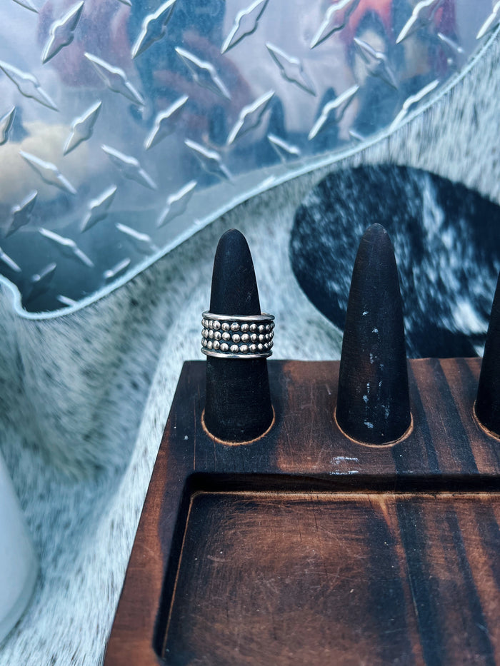 Silver Shotgun Band Ring