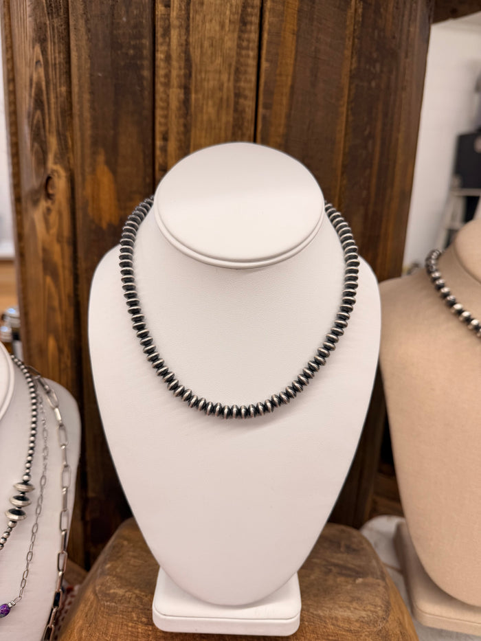 The Miko 7mm Saucer Pearl Necklace