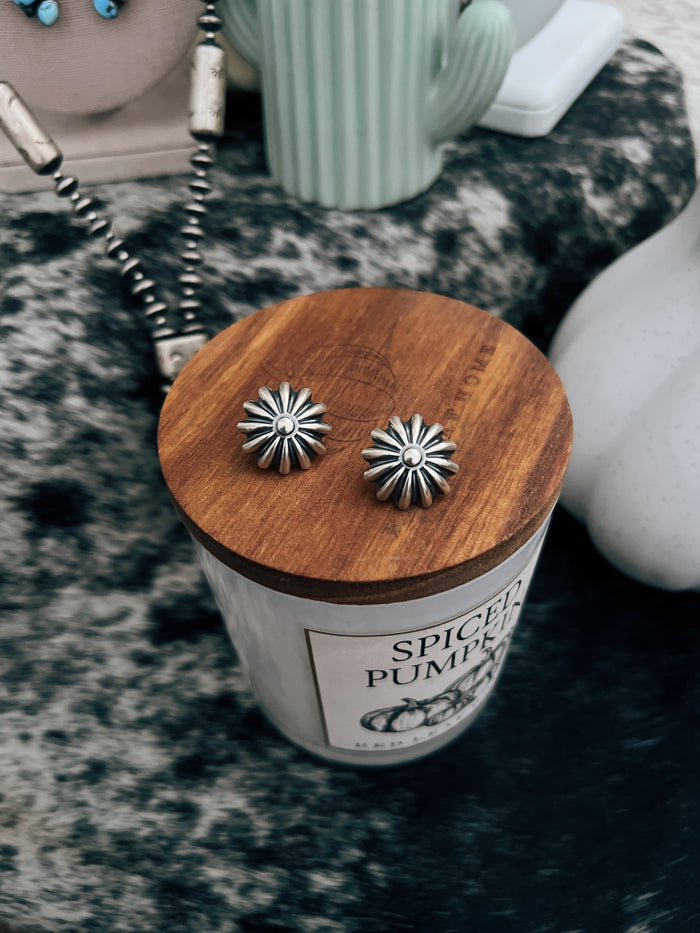 The Doc Silver Concho Studs