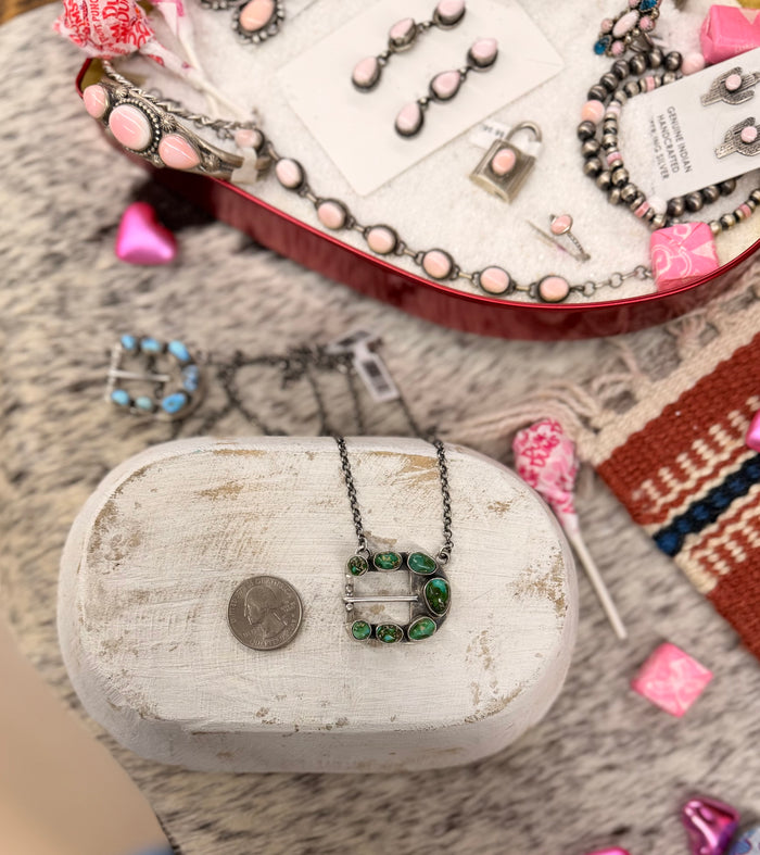 The Sally Sonoran Gold Buckle Necklace