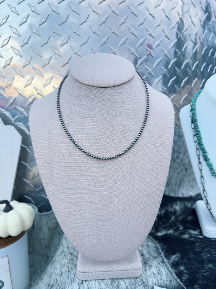The 14" 3mm Pearl necklace