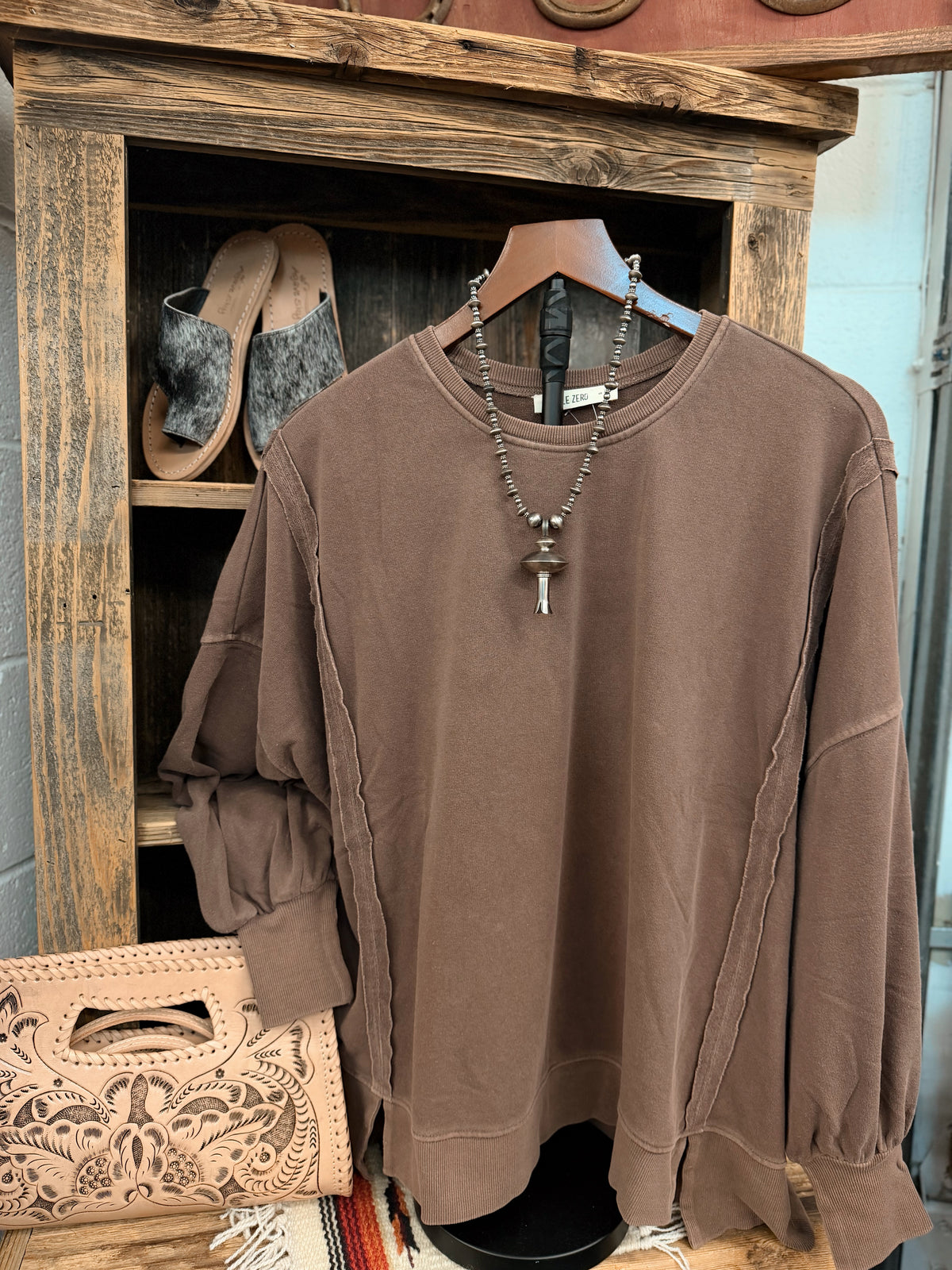 The Mocha Brown Sweater