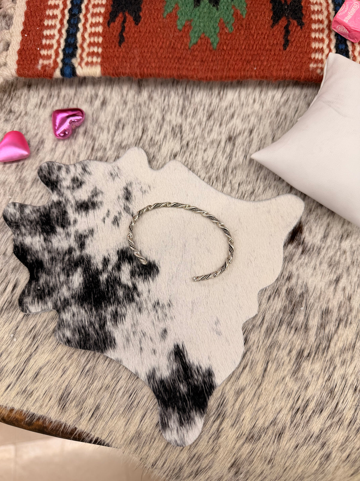 The Twisted Silver Cuff