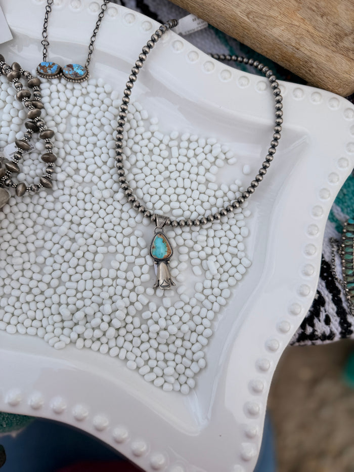 The Sadie Pendant and Pearl Necklace SET