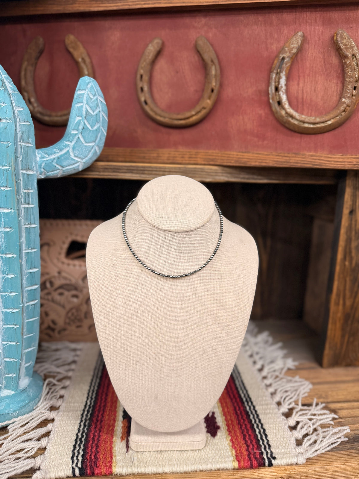 The 3mm Sterling Silver Pearl choker