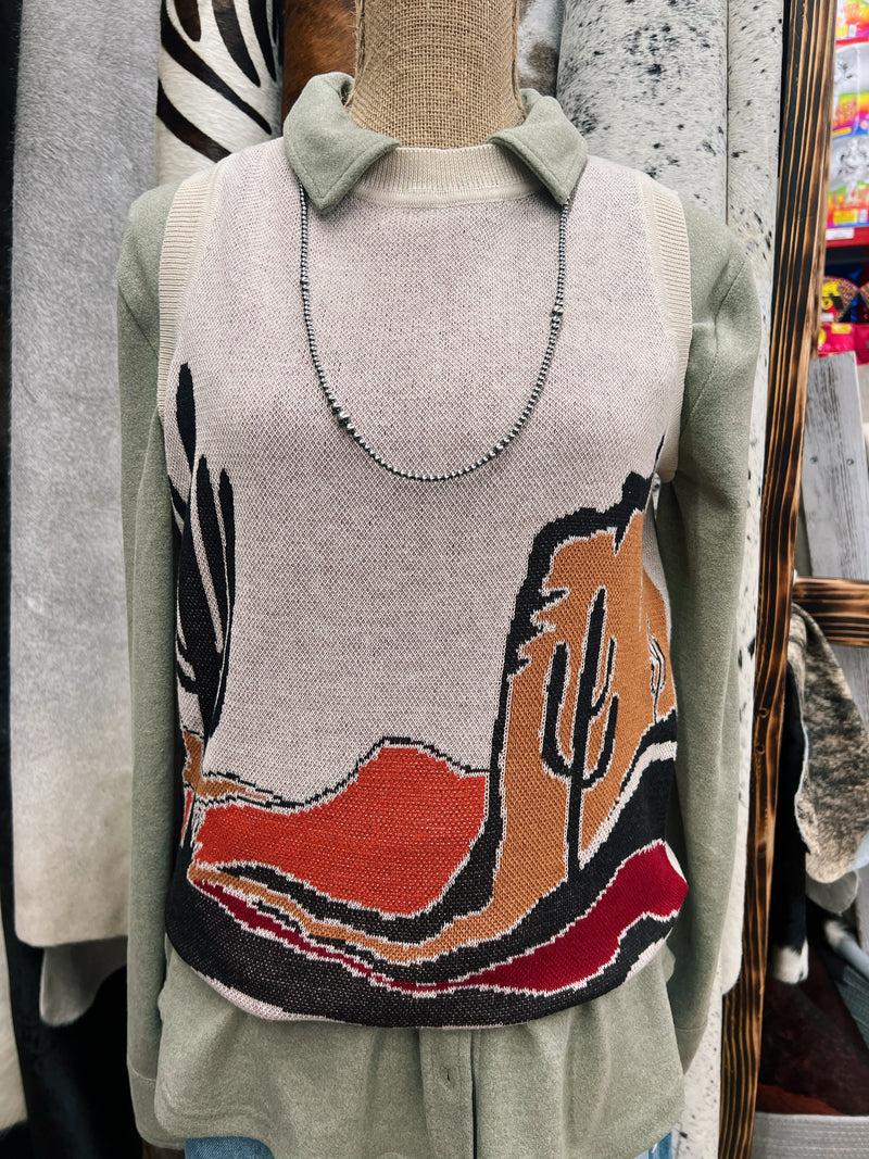 The Desert Sunset Sweater vest