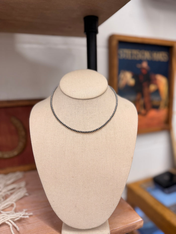 The Lori Sterling Silver Pearl Choker