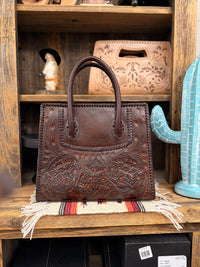 The Wynona Purse - Coffee Grounds