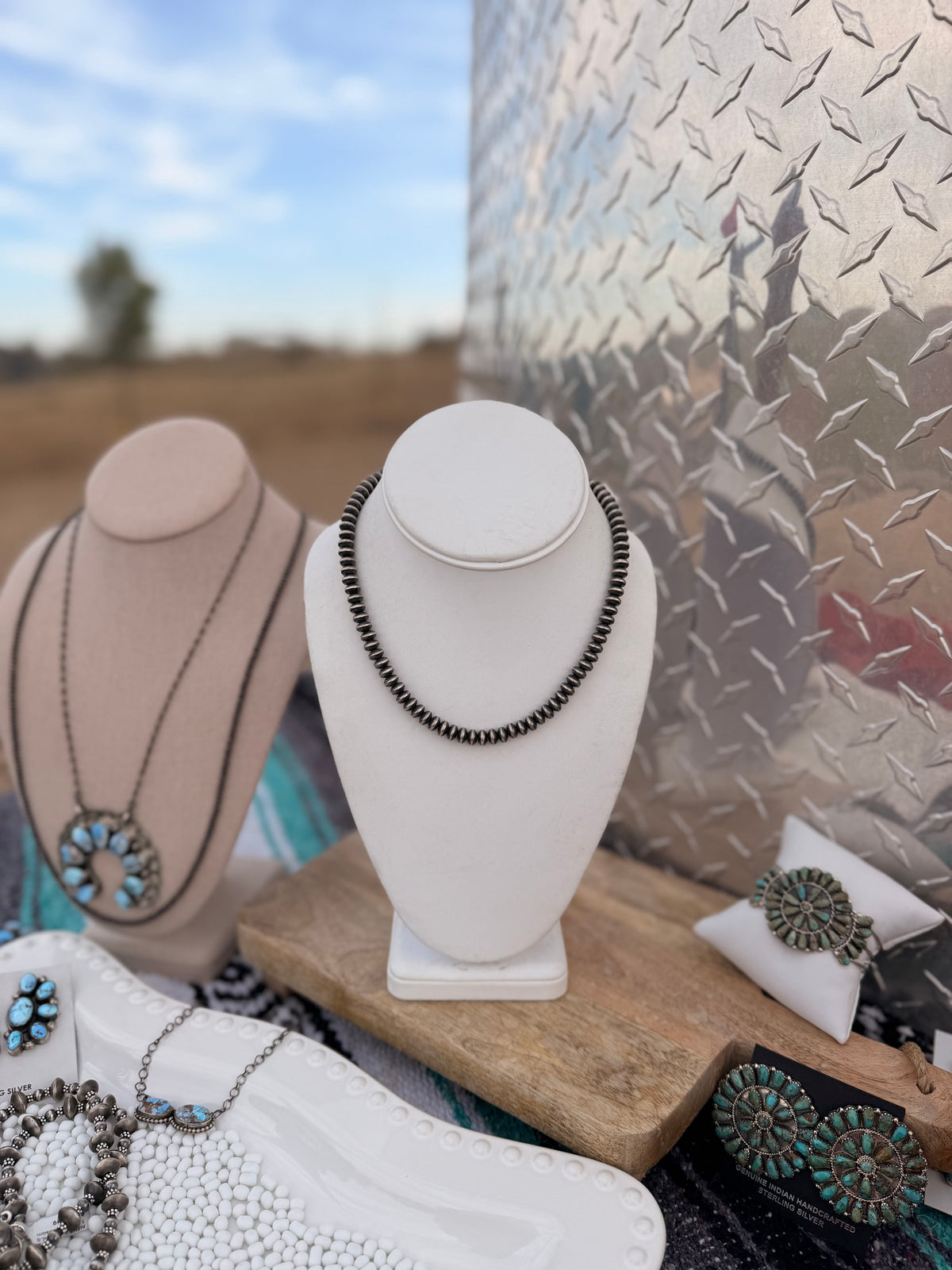 The Miko 7mm Saucer Pearl Necklace