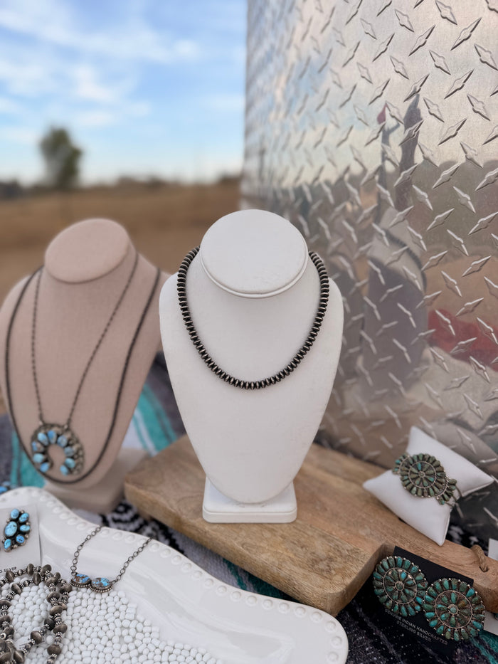 The Miko 7mm Saucer Pearl Necklace