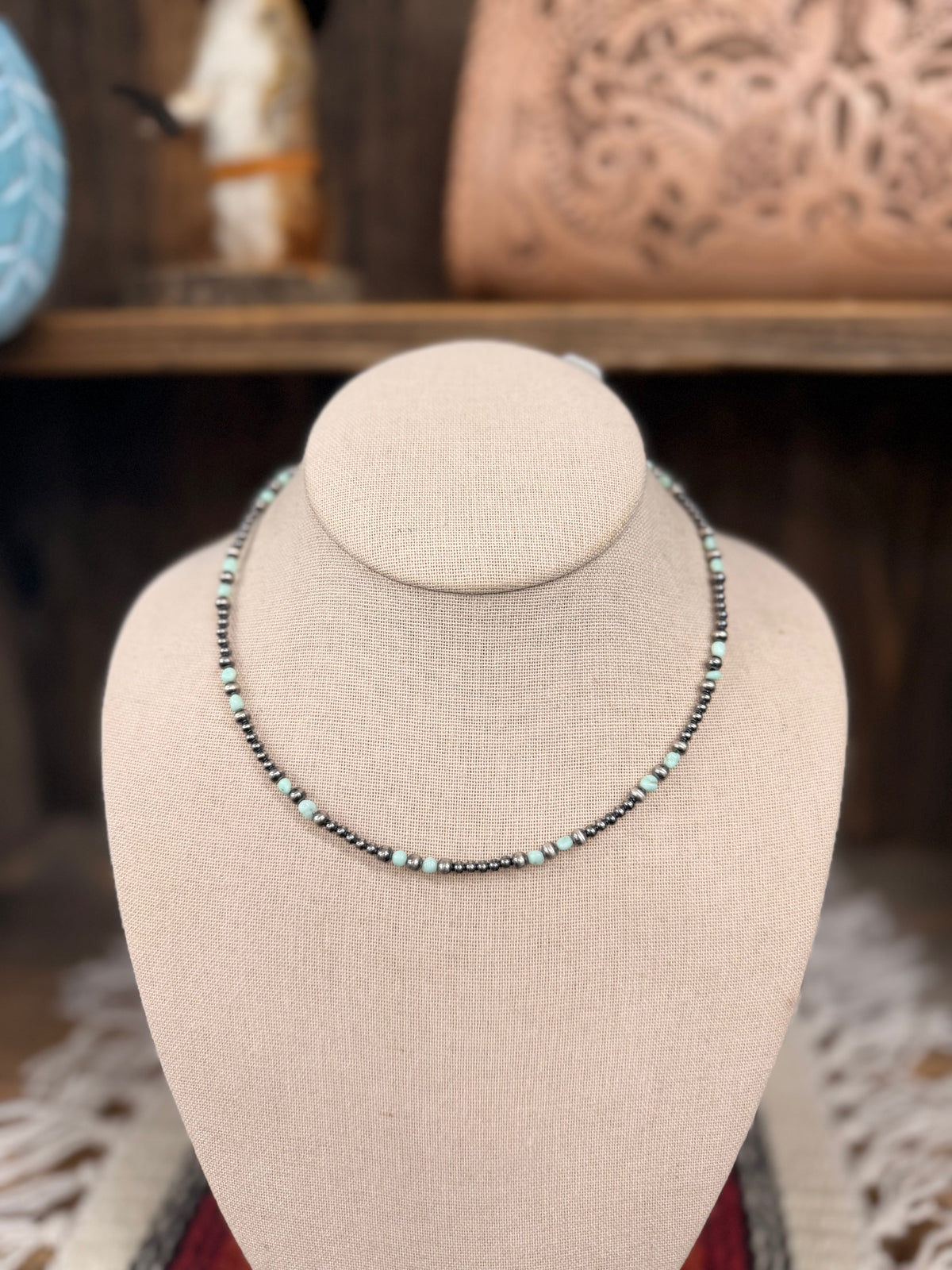 Wampum Shell X Pearl Choker