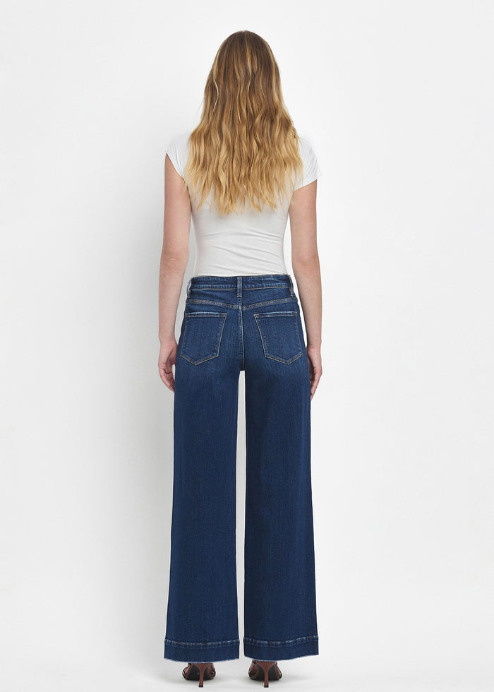 The Kelly Front Pocket Wide Leg jeans