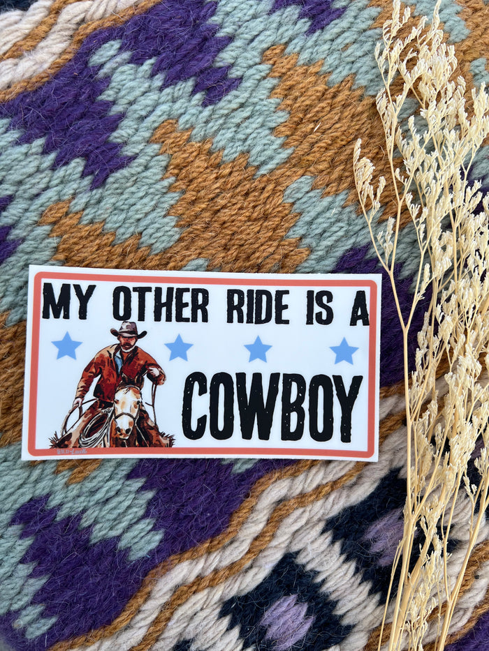 My Other Ride Is a Cowboy Sticker