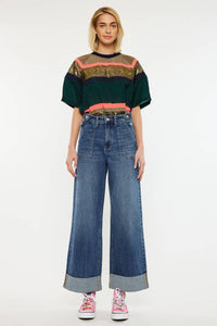 The Kelly Jo Ultra High Rise Wide Leg Trouser