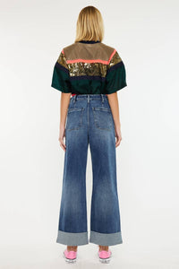 The Kelly Jo Ultra High Rise Wide Leg Trouser