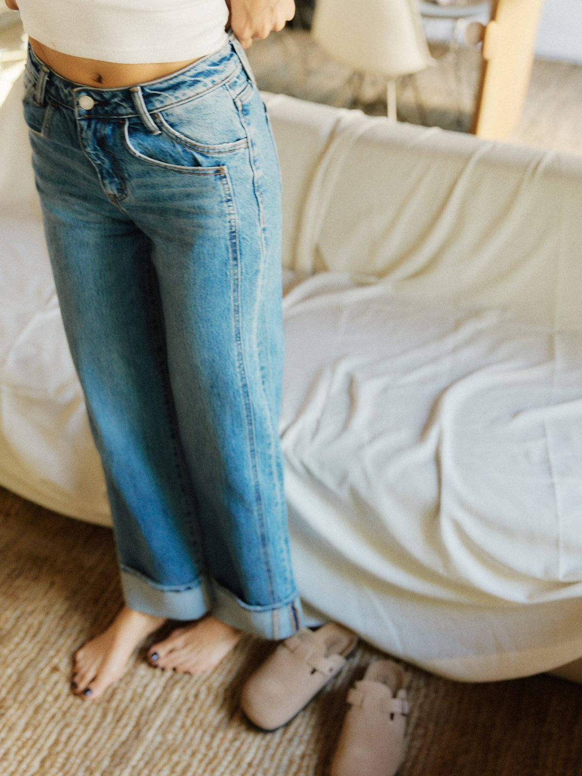 The Waycee Double side seam jeans