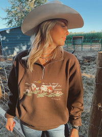 The Longhorns Quarter zip sweatshirt