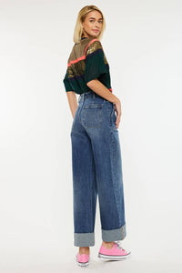 The Kelly Jo Ultra High Rise Wide Leg Trouser
