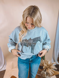 BLUE ROAN CREWNECK